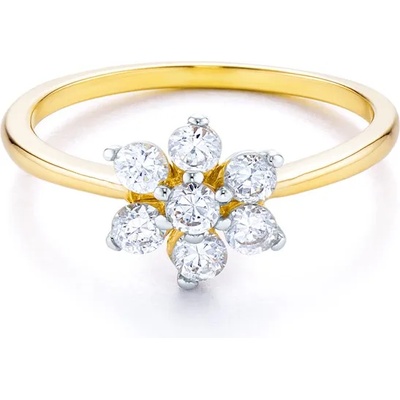 SAVICKI Годежен пръстен: злато. кубичен цирконий