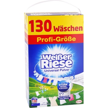 Weisser Riese univerzálny prášok na pranie bielizne 6,5 kg 130 PD