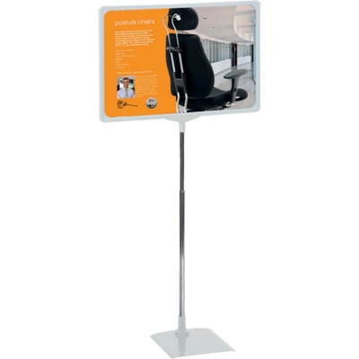 Franken Prezentační stojan A4 plastový šedý – Hledejceny.cz