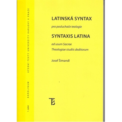 Latinská syntax pro teology - Josef Šimandl