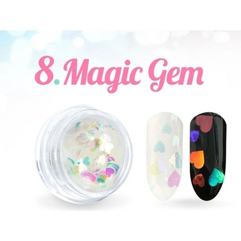 Ozdobné srdiečka Magic Gem 08