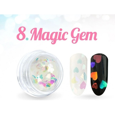 Ozdobné srdiečka Magic Gem 08