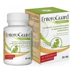  EnteroGuard таблетки за кучета и котки за подпомагане на чревната флора 30 бр