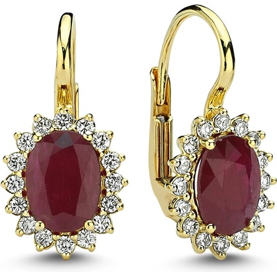 Lillian Vassago zlaté s rubínem a brilianty LLV11-SMEG5650-01-RUB