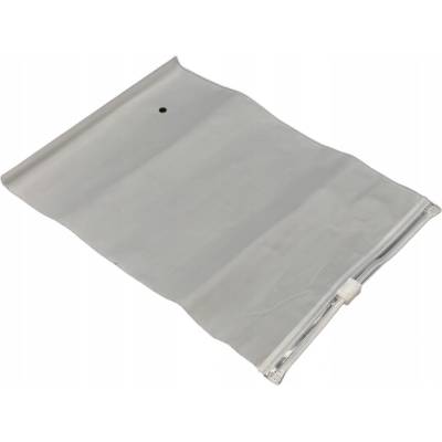 žiadna značka Polyetylénové vrecká so strunovým uzáverom, biele matné 10x15 cm, 10 ks