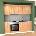 Кухня Модест модел 3 бял и дъб крафт
