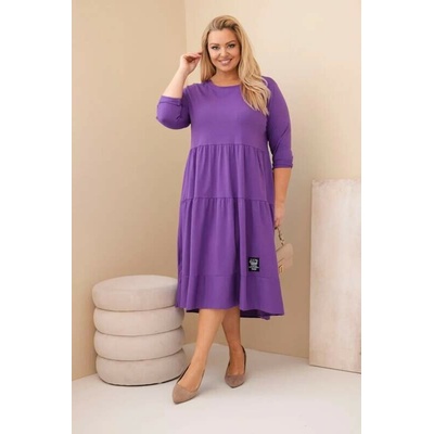 Kesi Plus Size camelová fialová