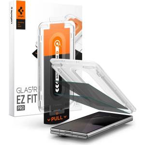 Spigen Защитно закалено стъкло spigen glas. tr ez fit pro, 2 броя, galaxy z fold 7 / 8 ultra privacy