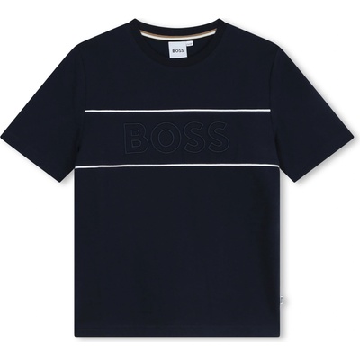 BOSS Kidswear Тениска синьо, размер 8A
