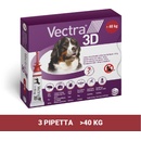 Vectra 3D kvapky pre psov 3 x 8,0 ml pipety pre veľkých psov