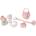 Jane Подаръчен комплект за новородено Jane - Star, Boho Pink (8420421069059)