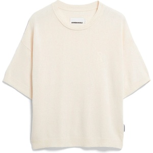 Armedangels Дамска тениска ARMEDANGELS Women's S Sl Linen Blend Knit Sweater T-shirt - Undyed - размер XXL (916-6594-0316)