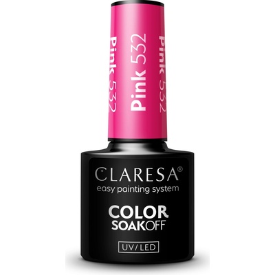 Claresa Gél lak Pink 532 5 g