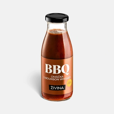 ŽIVINA BBQ omáčka Bourbon pálivá s medem 270 g