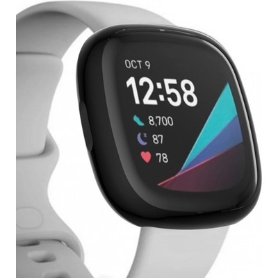 PROTEMIO 38618 TPU Ochranný obal Fitbit Versa 3 / Fitbit Sense černý