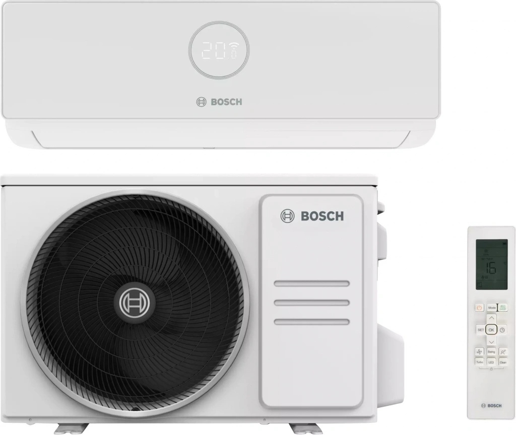 Climatizzatore Monosplit BOSCH CL5000I SET 26 WE - 9000 BTU Inverter WiFi, Classe A+++, Colore Bianco