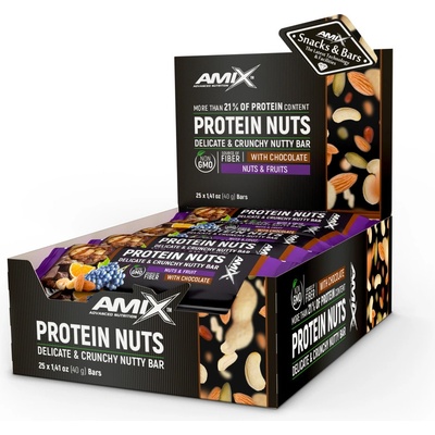 Amix Protein nuts 25 x 40 g