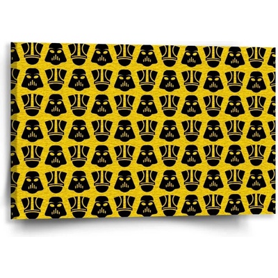 Sablio Obraz Star Wars Stormtrooperi Pattern na žltej - 60x40 cm