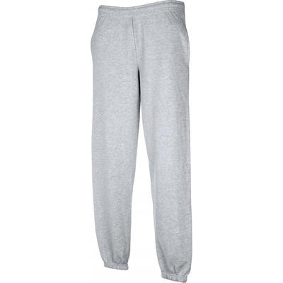 Fruit of the Loom pánské tepláky Classic Elasticated Cuff Jog pants 64026 světle šedý melír