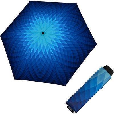 Carbonsteel Mini Slim Fusion dámský skládací deštník blue