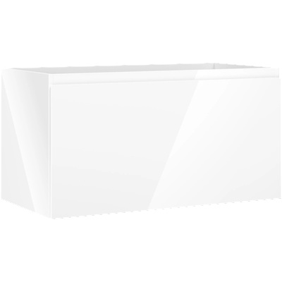 Mexen Orio шкаф за баня под мивка 90 см, 1 чекмедже, бял гланц - 91A10-09047-1-BF00 (91A10-09047-1-BF00)