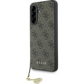 GUESS Калъф Guess 4G Charms Collection за Samsung Galaxy A36 кафяв