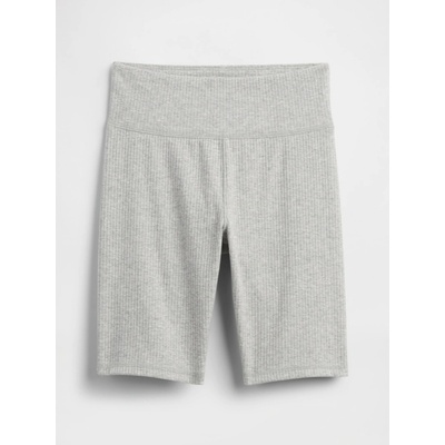 Gap dívčí žebrované biker shorts Šedá