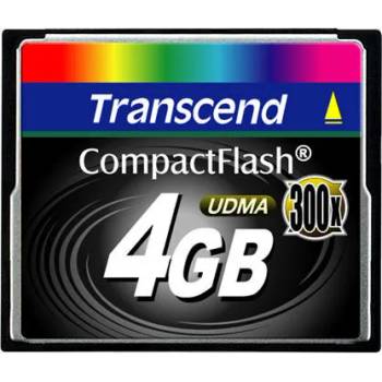 Image 1 of Transcend CompactFlash 4GB 300x (CF) (TS4GCF300)