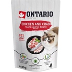 ONTARIO Пакетче Ontario пиле и рак в бульон 80g (213-3033)