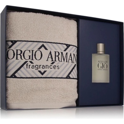 Giorgio Armani Giorgio Armani Acqua di Gio Pour Homme EDT plnitelný 100 ml + ručník M