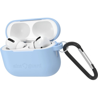 AlzaGuard Skinny Silicone Case pre Airpods Pro 3 modré AGD-ACSS6L