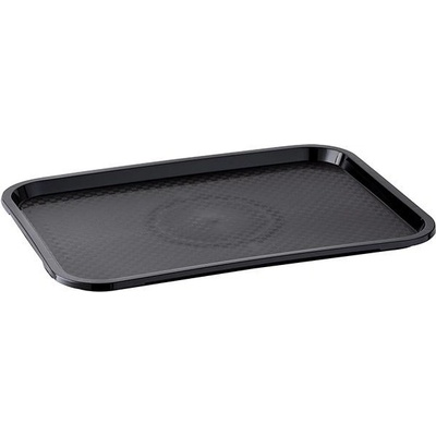 APS Tác obdélníkový 530x325 mm černý Fast Food černá
