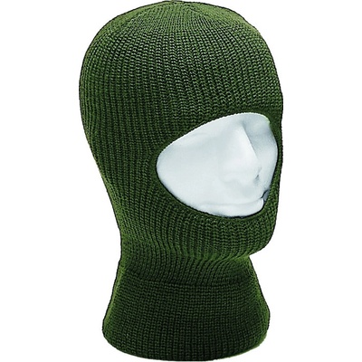 MIL TEC® kukla balaclava pletená s jedním otvorem Zelená