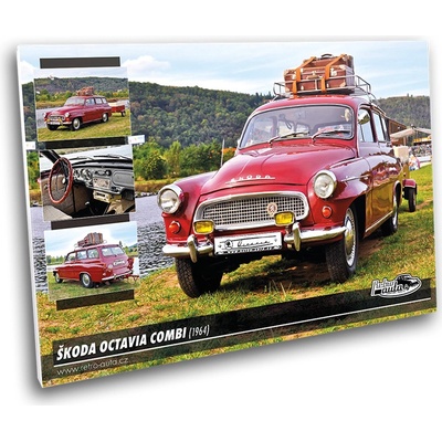 Obraz č. 34 - ŠKODA OCTAVIA COMBI (1964) 100 x 70 cm
