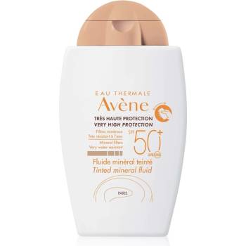 Avène Sun Mineral Fluid Tinted защитна грижа против слънчеви лъчи SPF 50+ 40ml