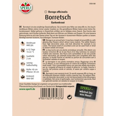 Sperli brutnák lékařský "Okurková bylina"