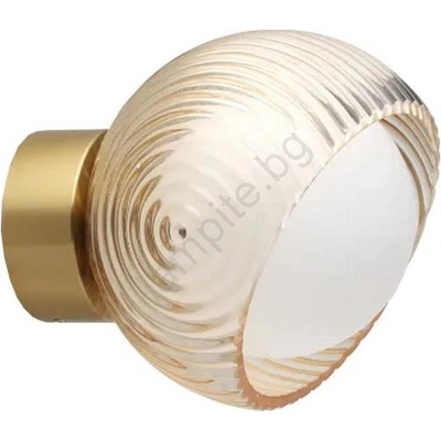 Ideal Lux - LED стенно осветително тяло BLOOM 1xG9/3W/230V златно/димно бежово (ID366531)