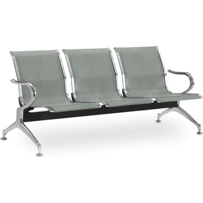 RAUMAN Kovová lavice do čekárny REST 3-sedák