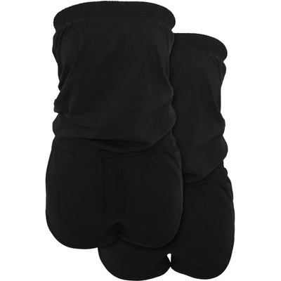 Build your brand BY018A romper 2 units - Black (Black / Black)