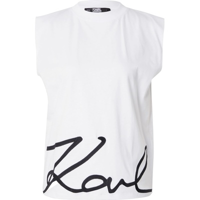 Karl Lagerfeld Топ бяло, размер XS