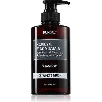 KUNDAL Honey & Macadamia White Musk натурален шампоан за суха и увредена коса 500ml