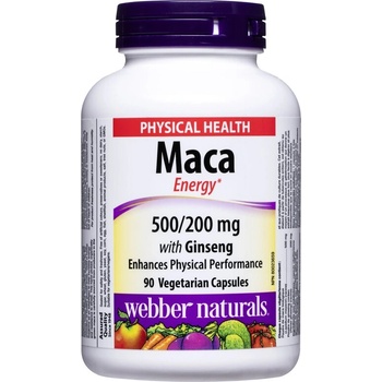 Webber Naturals Мака Енерджи (Мака + Корейски Женшен) 90 V капсули | Webber Naturals (3450 WN)