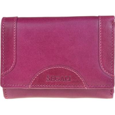 Segali dámska kožená peňaženka 7196 B fucsia
