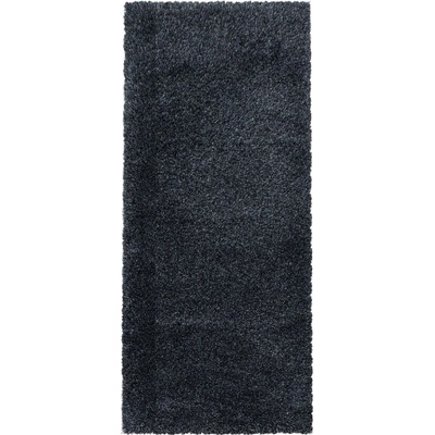 Ayyildiz Антрацитна пътека 80x250 cm Fluffy - Ayyildiz Carpets (FLUFFY802503500ANTHRAZIT)