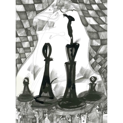 Luka Brase – Chess 2, 2023, 40x30cm