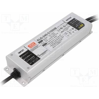 MEAN WELL ELG-240-C1050B Napájecí zdroj: spínaný; LED; 240W; 114÷228VDC; 1050mA; 100÷305VAC