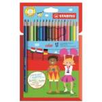 STABILO Цветни моливи Color 18 цвята