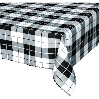 Forbyt ubrus Káro s nešpinivou úpravou 120x140