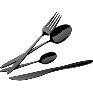 Berlinger Haus 24-частичен комплект прибори, mirror black 54274 (bh/3063)