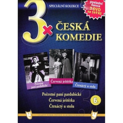 3x Česká komedie 6. DVD